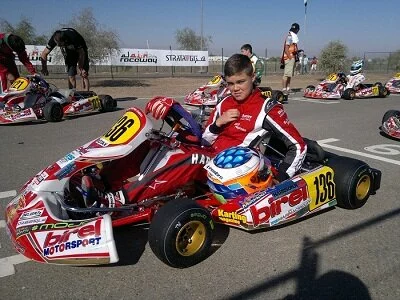 Nathan on the grid preparing for the pre final